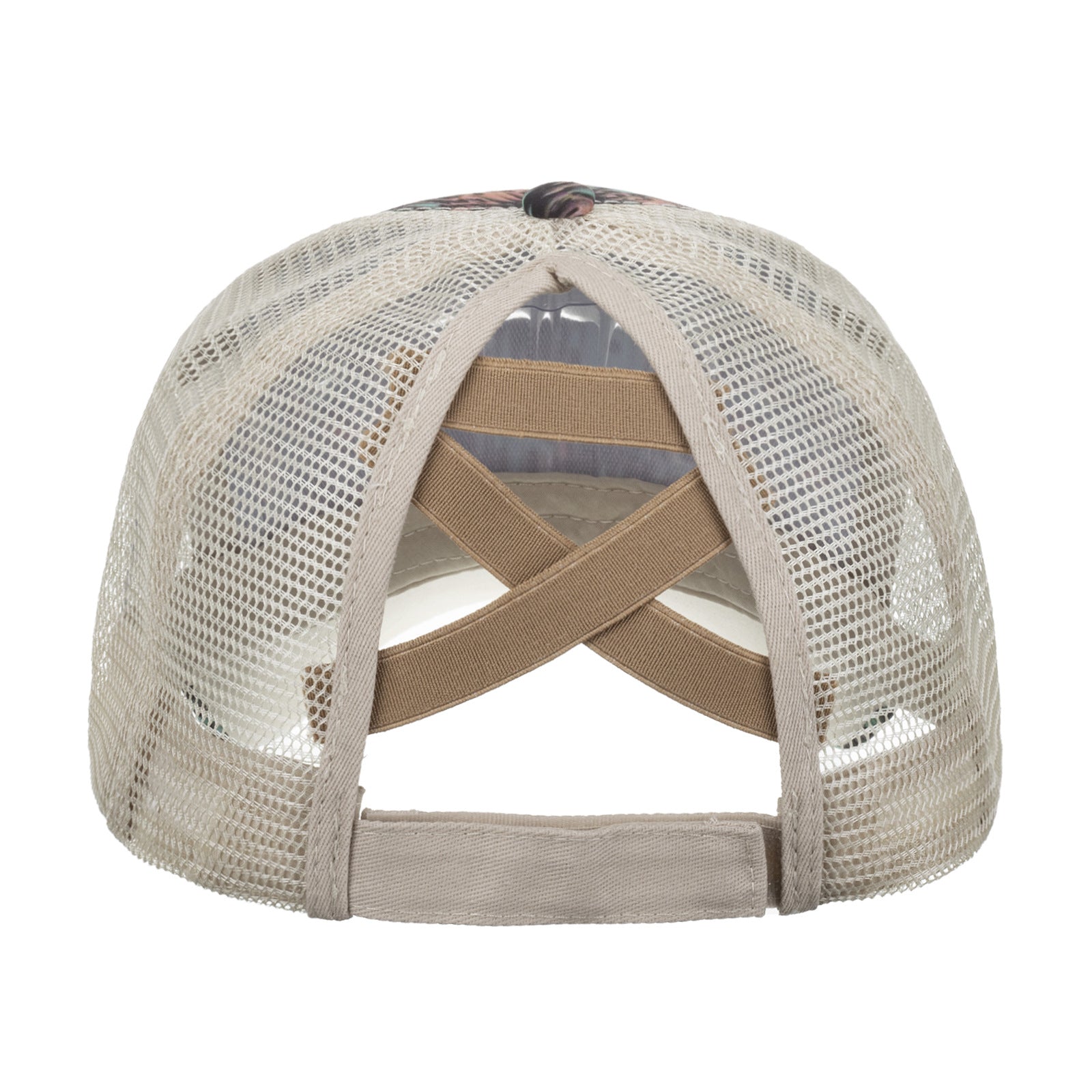 Wholesale Wave stripe cross mesh baseball cap